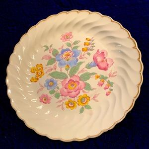 Royal China Decorative Plate- 22 Kt gold